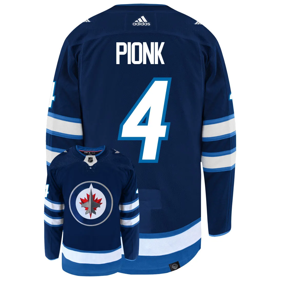 Neal Pionk Winnipeg Jets Adidas Primegreen Authentic NHL Hockey Jersey     