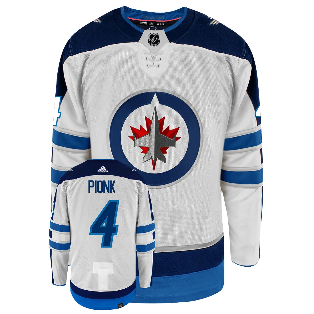 Neal Pionk Winnipeg Jets Adidas Primegreen Authentic NHL Hockey Jersey     