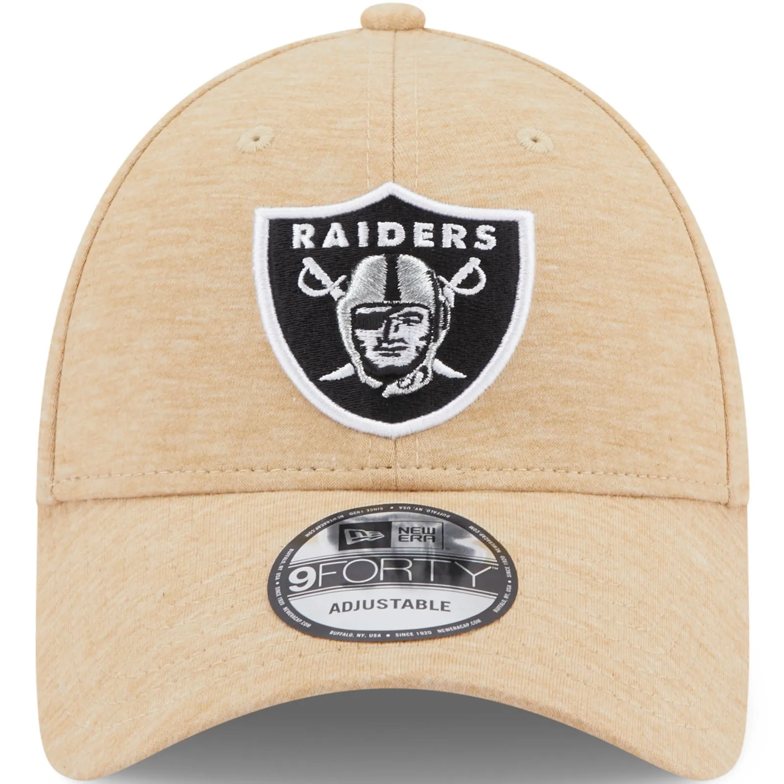 New Era Adults Las Vegas Raiders NFL 9FORTY Baseball Cap - Stone