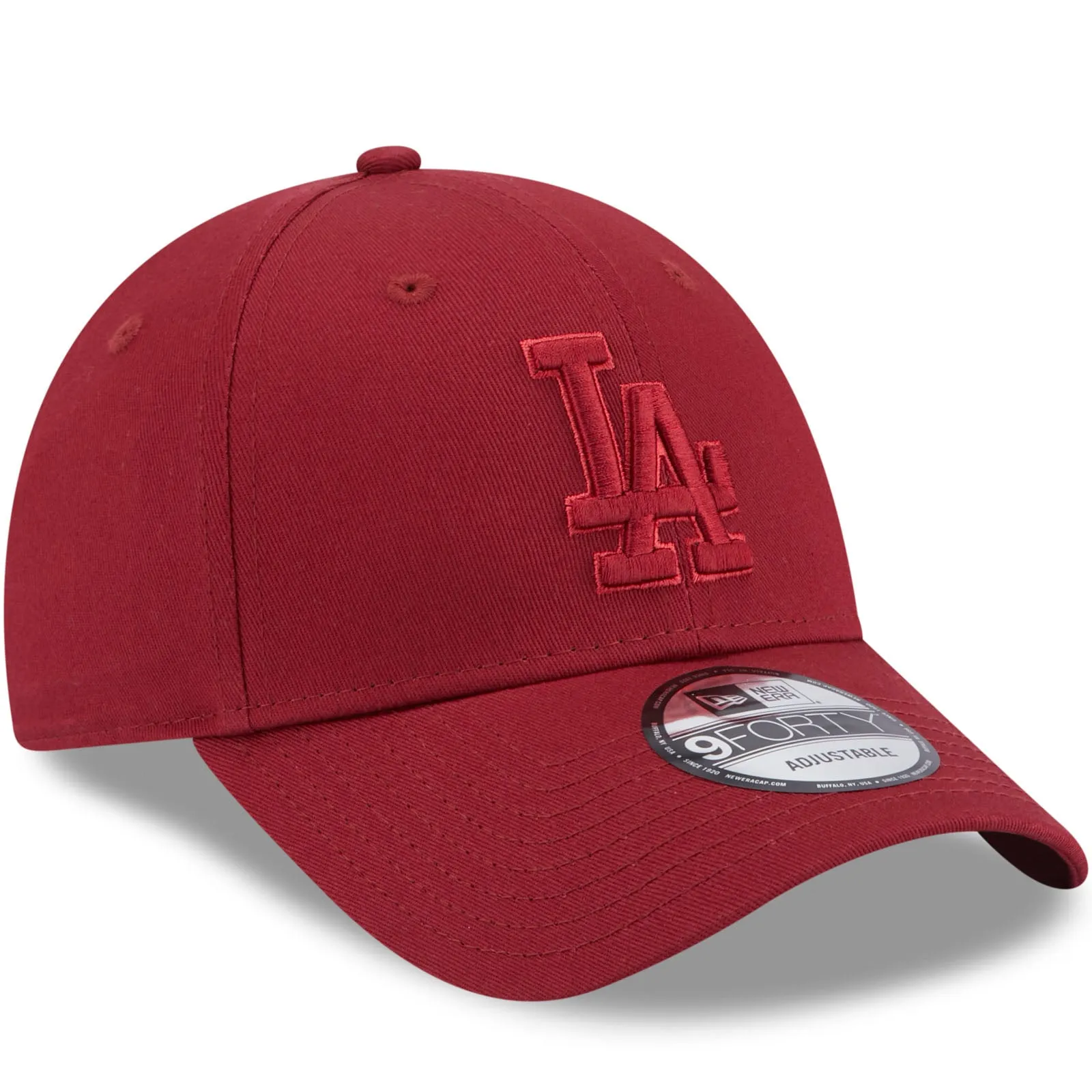 New Era Adults Los Angeles Dodgers MLB 9FORTY Baseball Cap - Cardinal