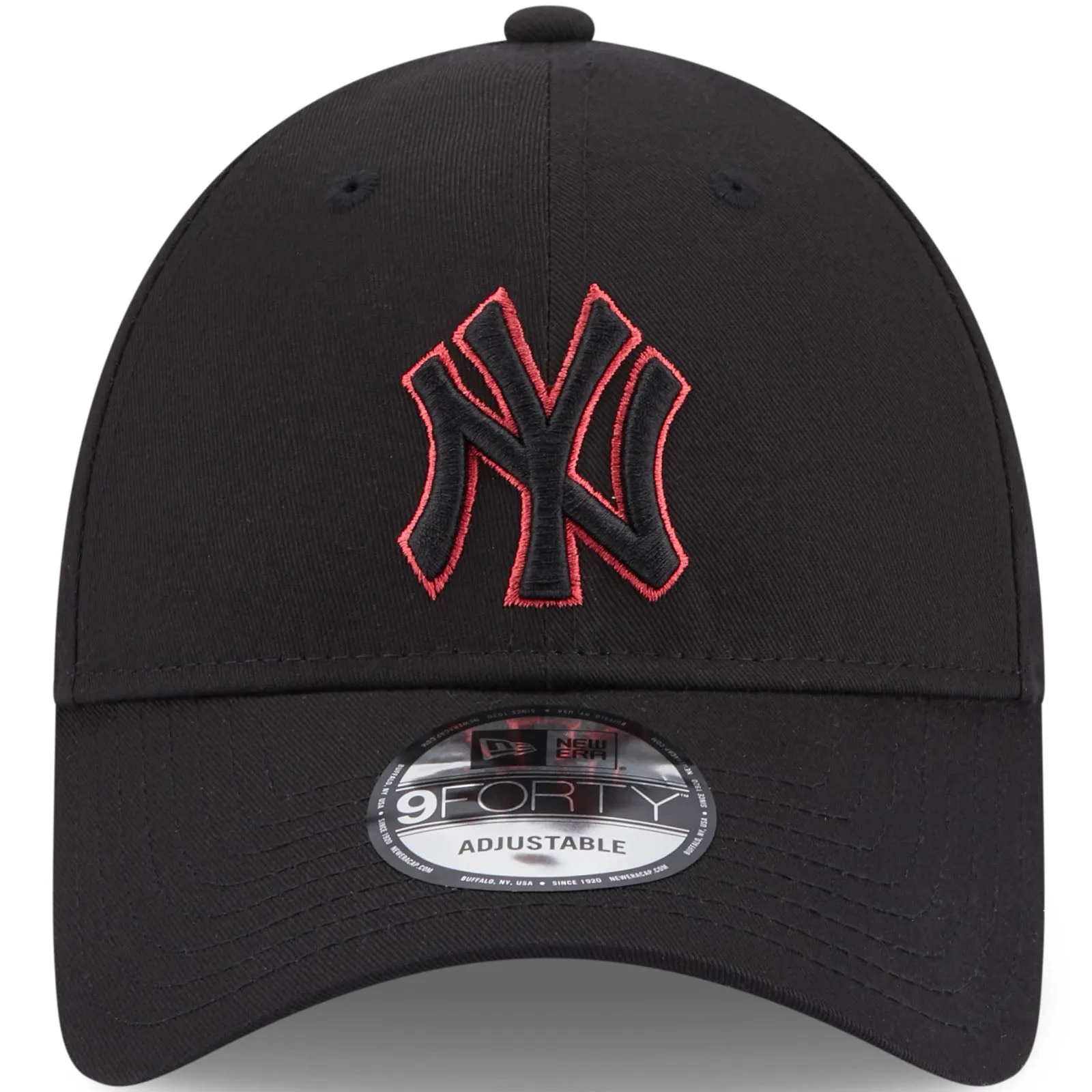 New Era Adults New York Yankees MLB 9FORTY Baseball Cap - Black