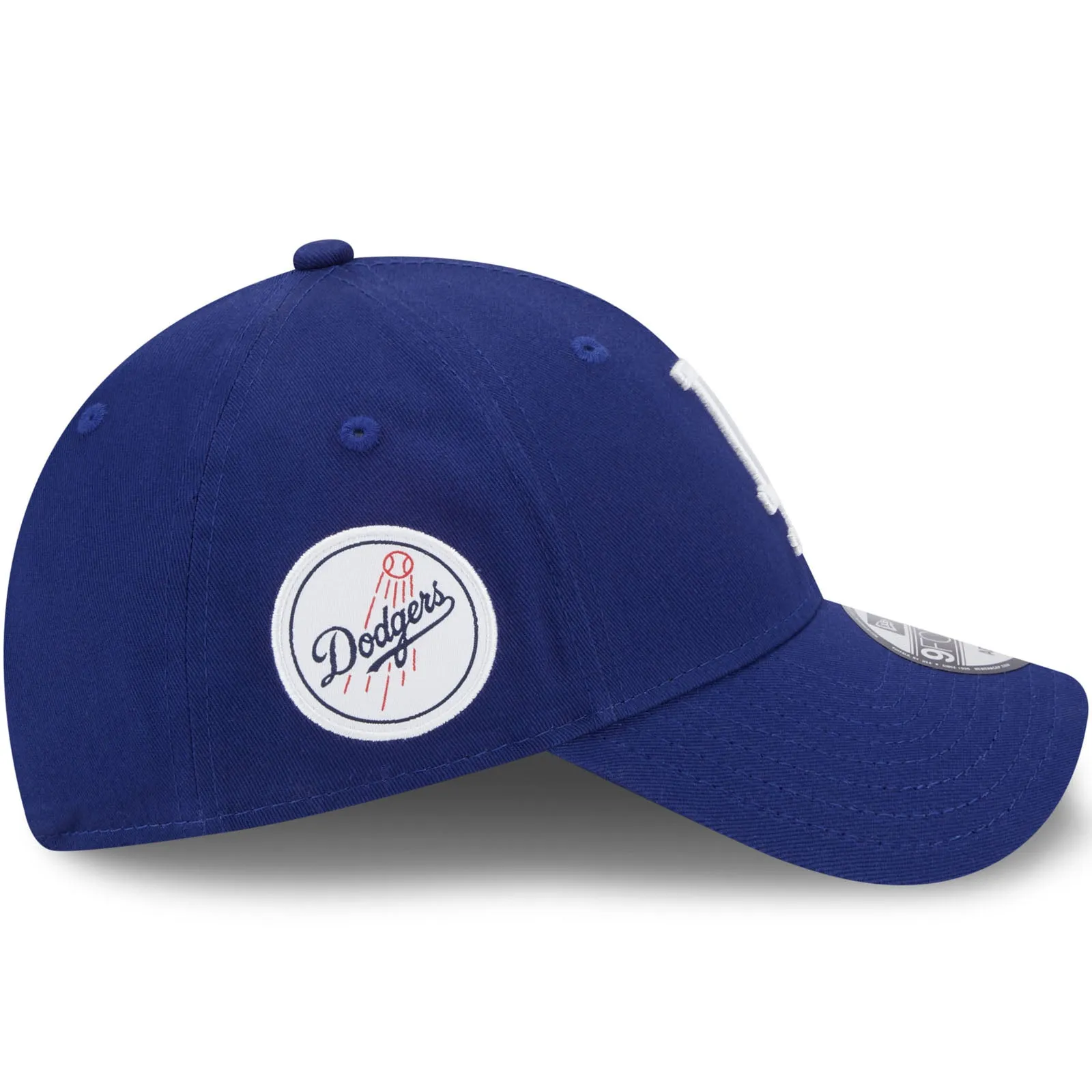 New Era LA Dodgers Team Side Patch 9FORTY Baseball Cap - Blue