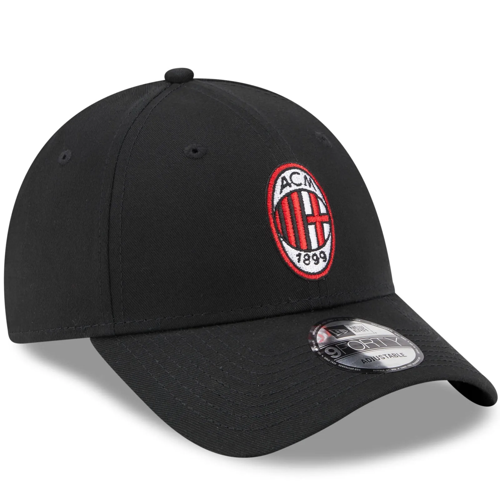 New Era Mens AC Milan 9FORTY Baseball Cap - Black