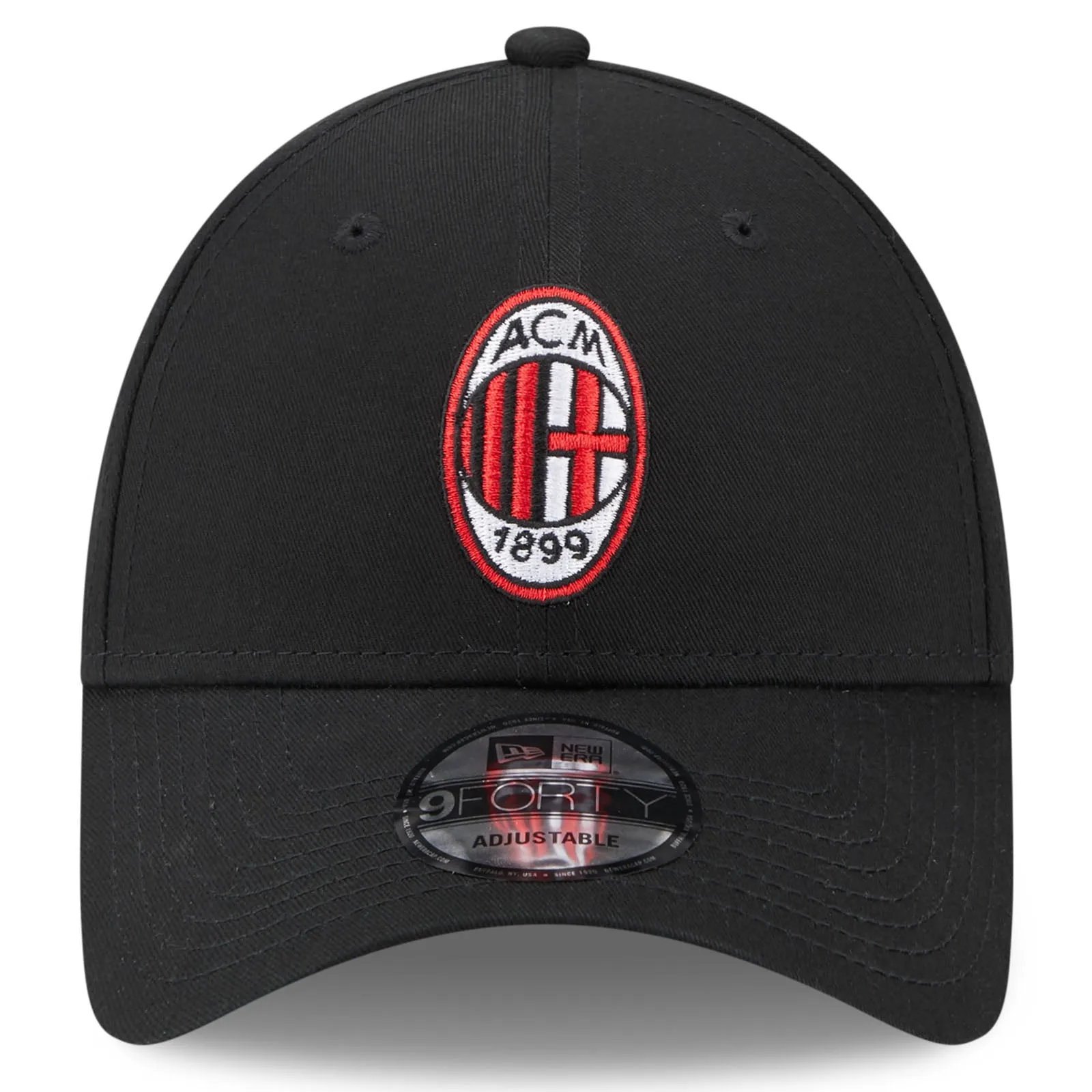 New Era Mens AC Milan 9FORTY Baseball Cap - Black