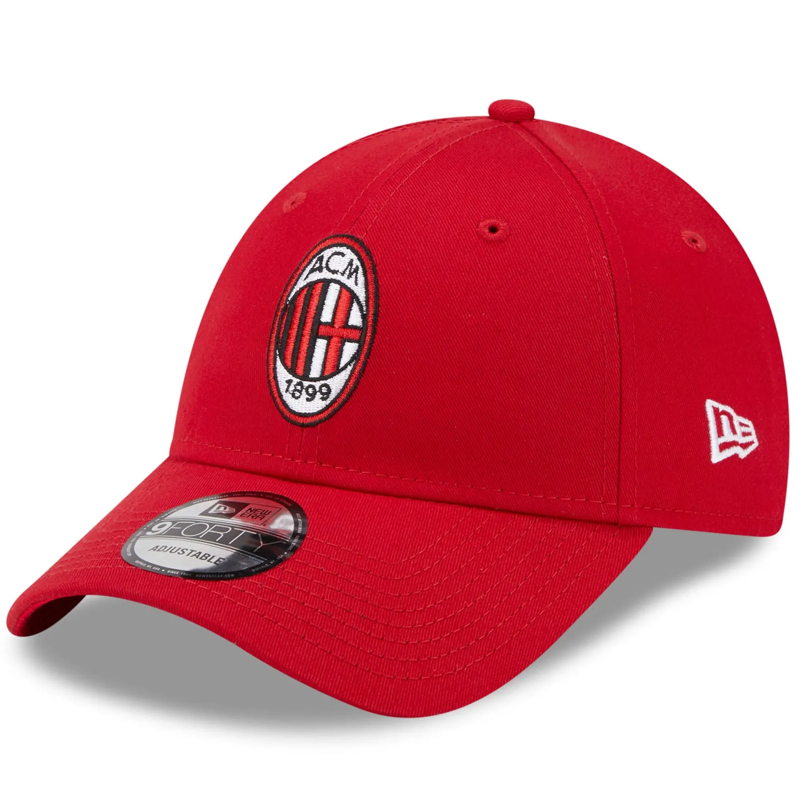 New Era Mens AC Milan 9FORTY Baseball Cap - Red