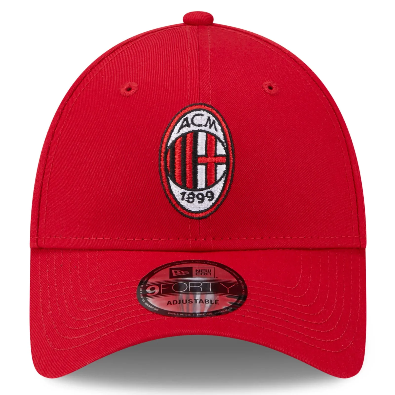 New Era Mens AC Milan 9FORTY Baseball Cap - Red