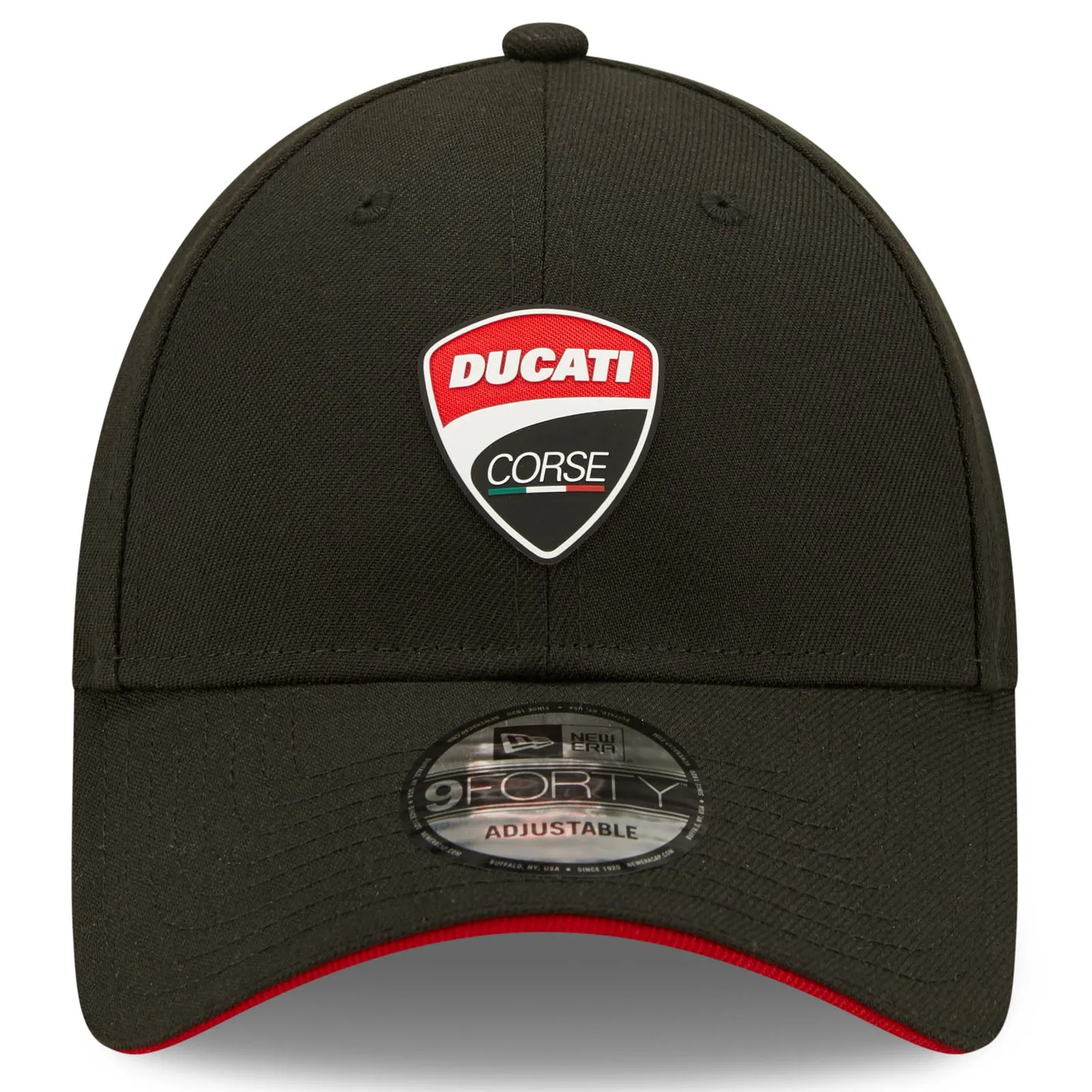 New Era Mens Ducati Motor Repreve Corse 9FORTY Baseball Cap - Black