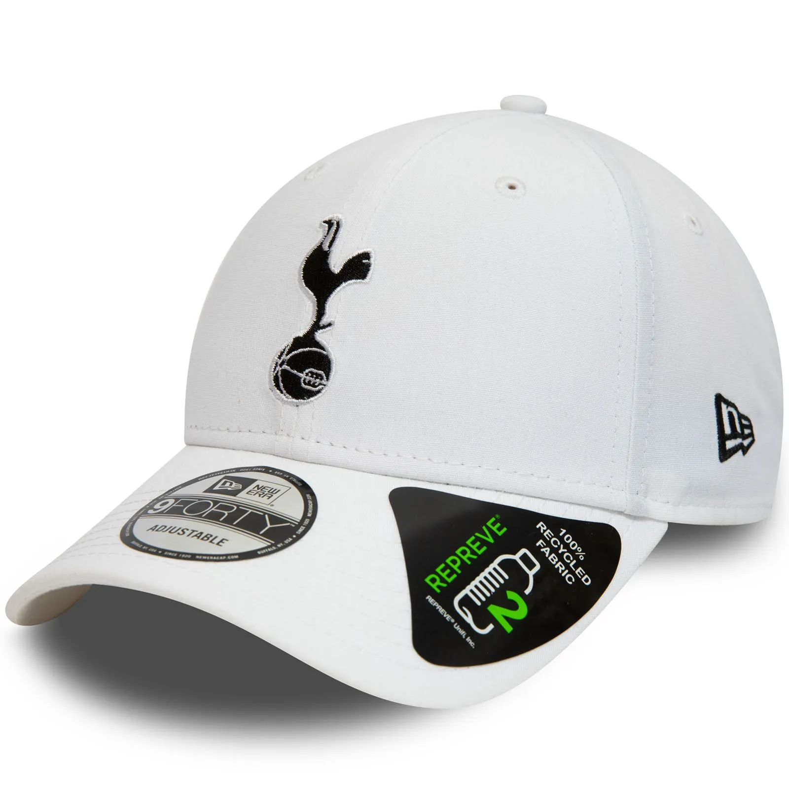 New Era Mens Tottenham Hotspur Repreve 9FORTY Baseball Cap - White