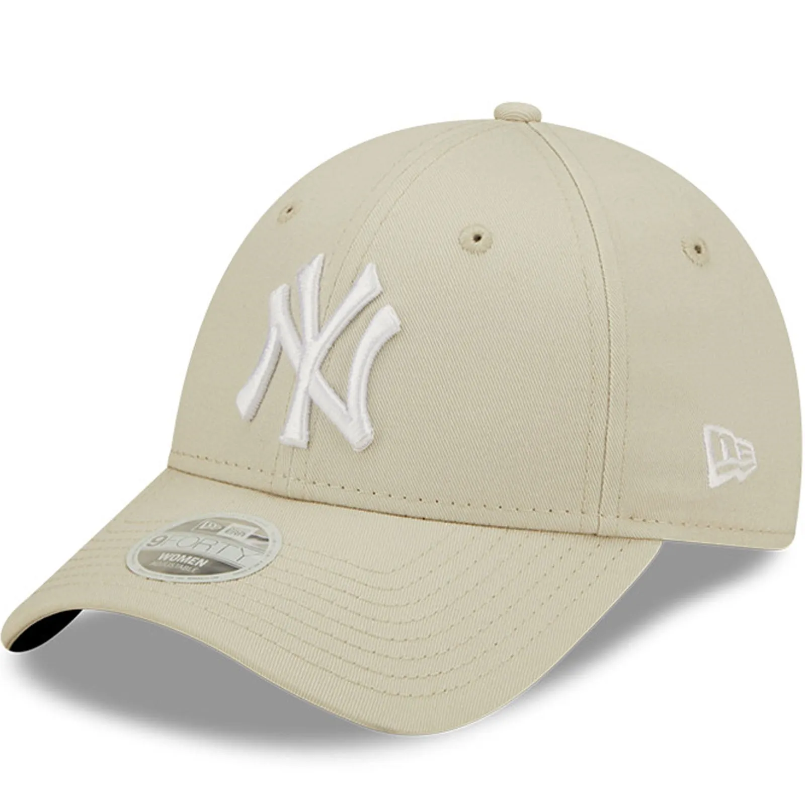 New Era New York Yankees 9FORTY League Essentials Baseball Cap  - Cream