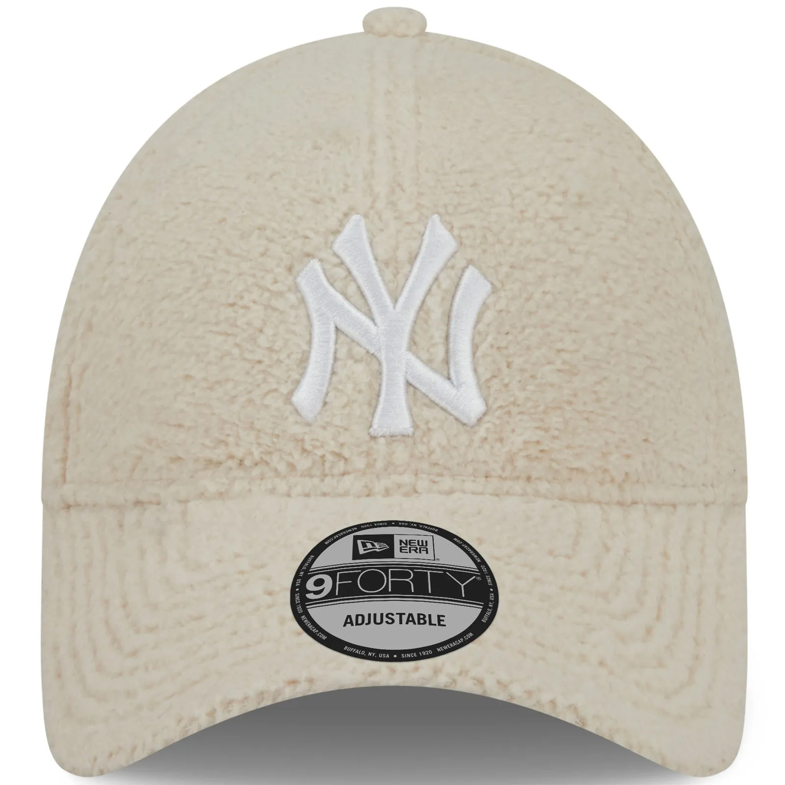 New Era Womens New York Yankees MLB 9FORTY Baseball Cap - Light Beige