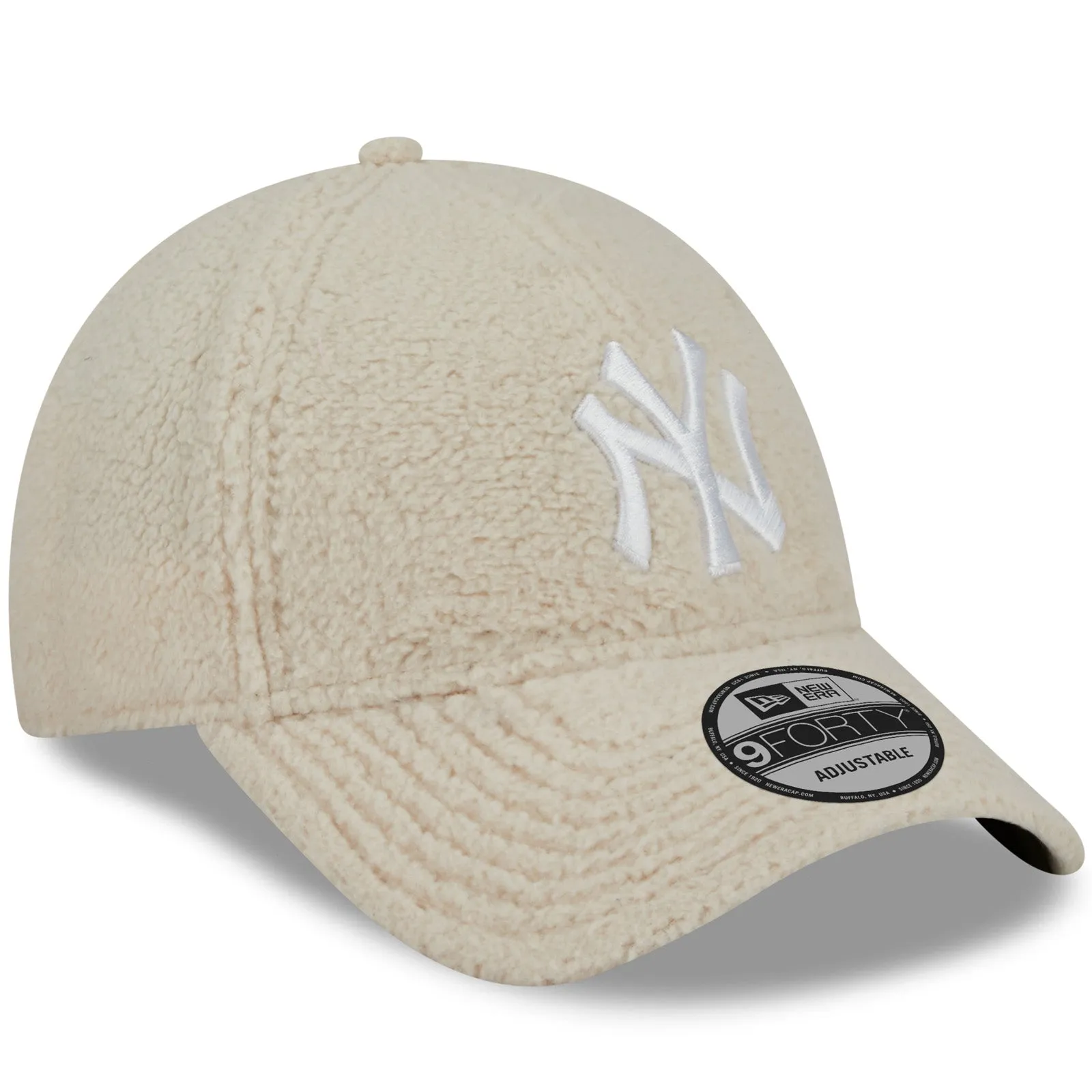 New Era Womens New York Yankees MLB 9FORTY Baseball Cap - Light Beige