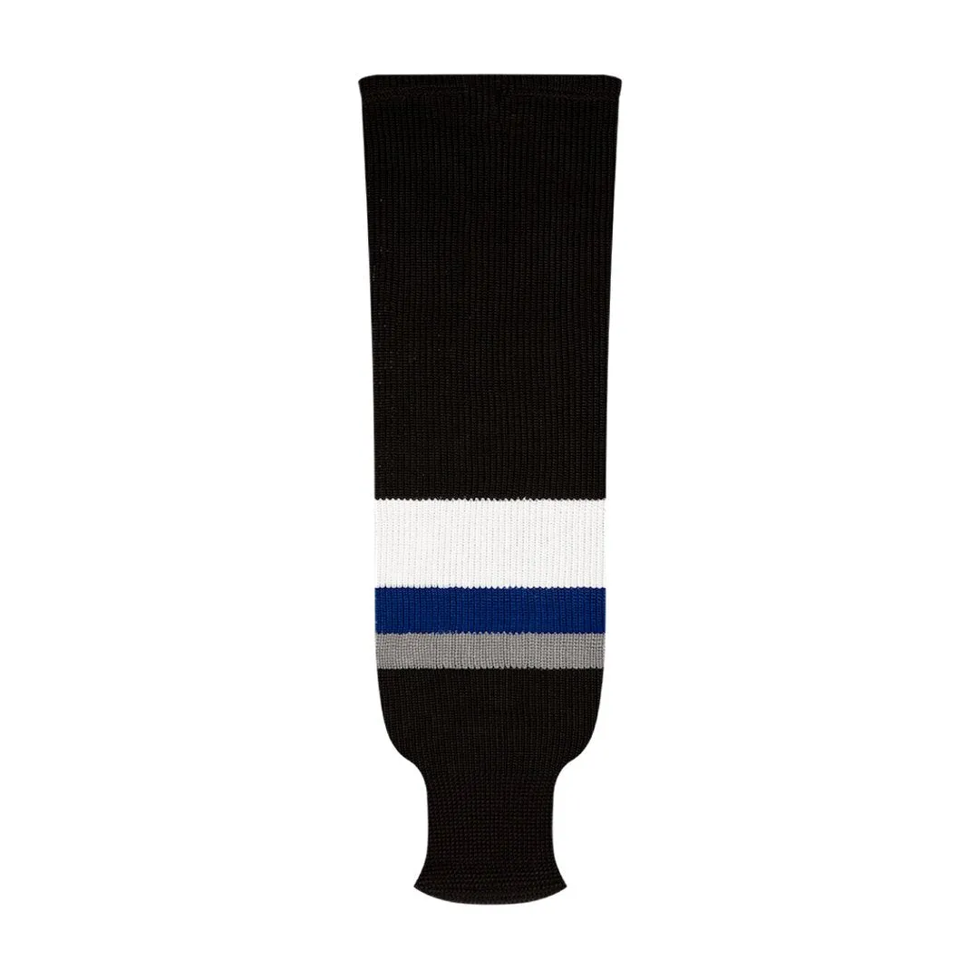 NHL Pattern 9800 Knit Hockey Socks: Tampa Bay Lightning 1992 Black