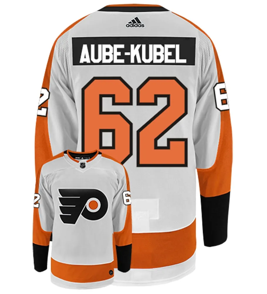 Nicolas Aube-Kubel Philadelphia Flyers Adidas Authentic Away NHL Hockey Jersey     