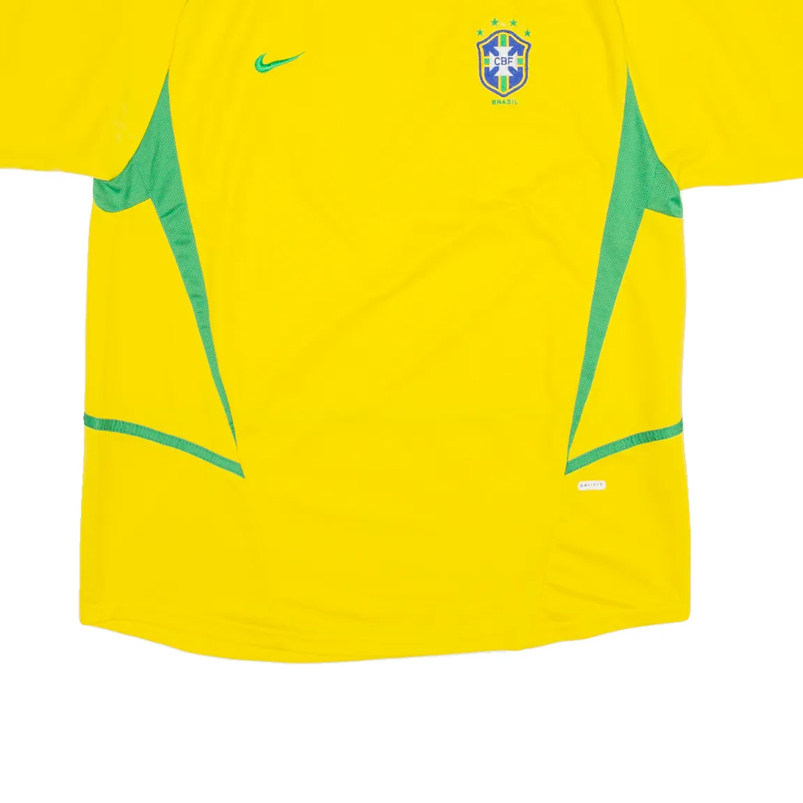 NIKE CBF Brazil Mens Football Shirt Jersey Yellow M