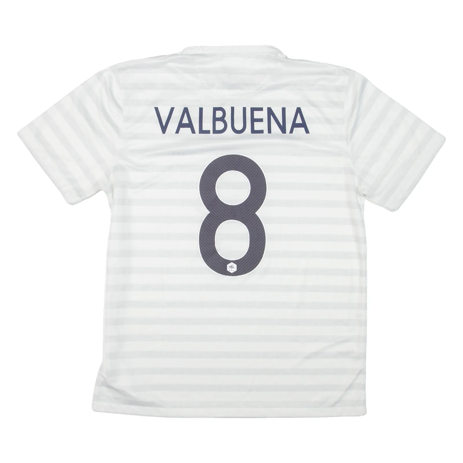 NIKE France National Team Valbuena Mens Football Shirt Jersey White L