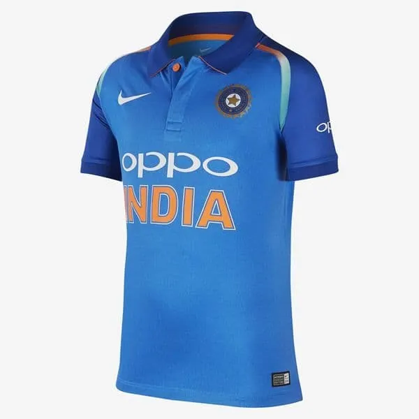 Nike India Cricket Jersey / Shirt, Kids One Day ODI 2018