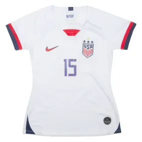 NIKE USWNT Girls Football Shirt Jersey White USA L