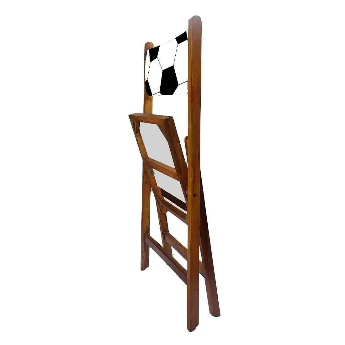 Nutcase Wooden Foldable Chair With Cushion - Football