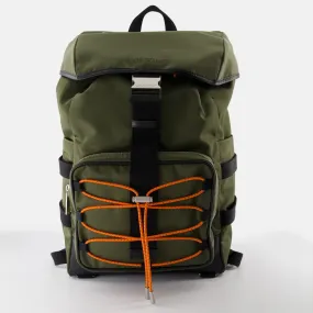 Nylon Courrier Backpack