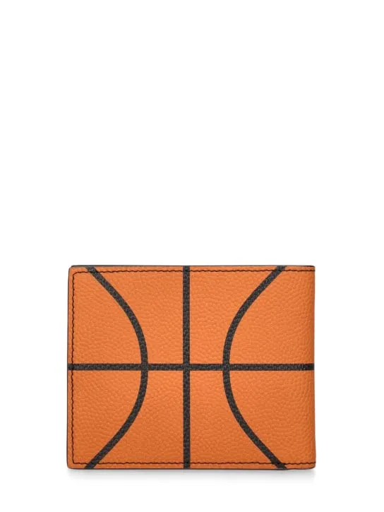 Off-White   Basketball classic leather bifold wallet 