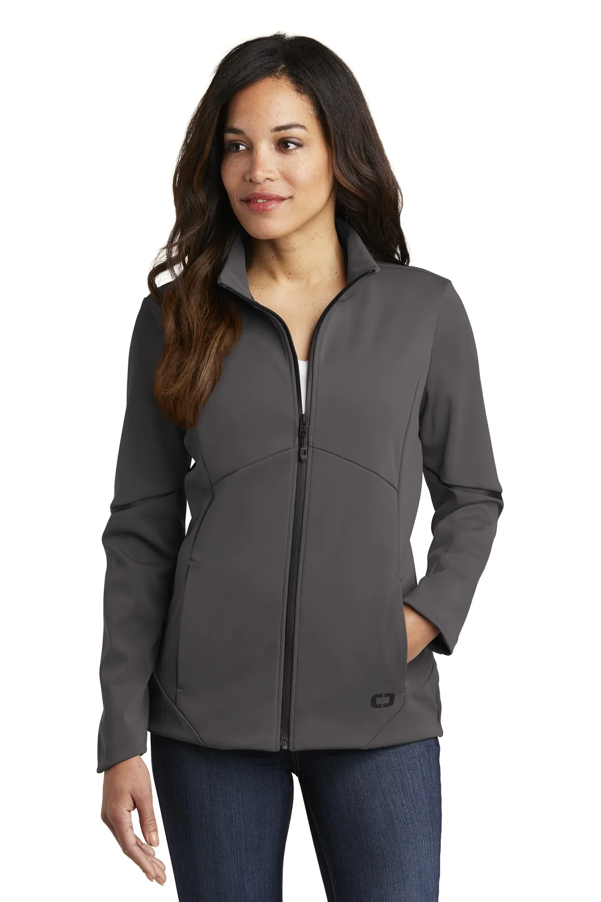 Ogio LOG725 OGIO  Ladies Exaction Soft Shell Jacket SKU: LOG725