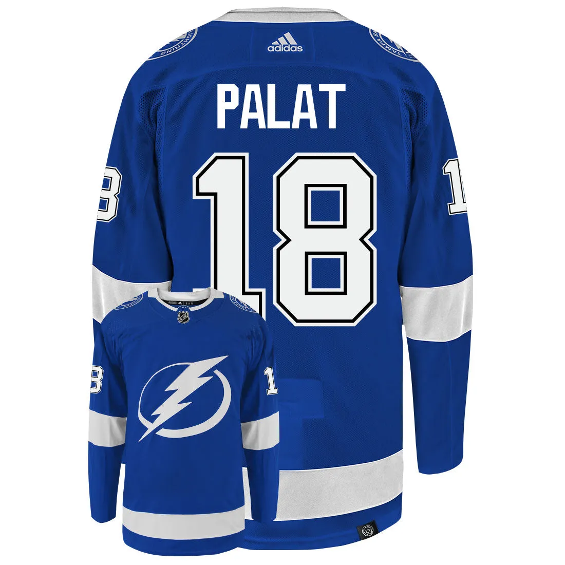 Ondrej Palat Tampa Bay Lightning Adidas Primegreen Authentic NHL Hockey Jersey     