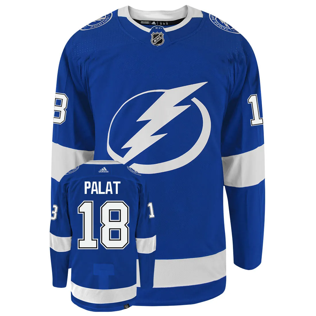 Ondrej Palat Tampa Bay Lightning Adidas Primegreen Authentic NHL Hockey Jersey     