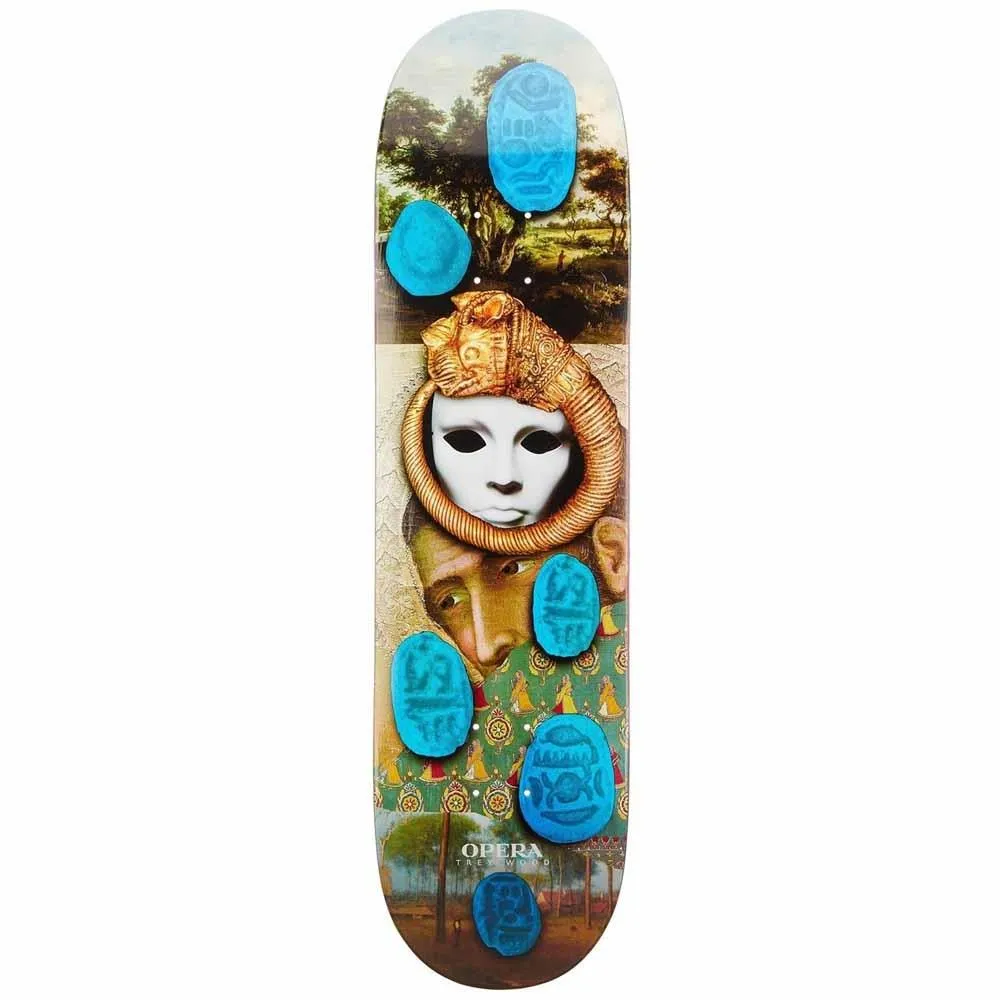 Opera Skateboards Trey Wood Curtain Call EX7 Multi Colour Skateboard Deck 8.25