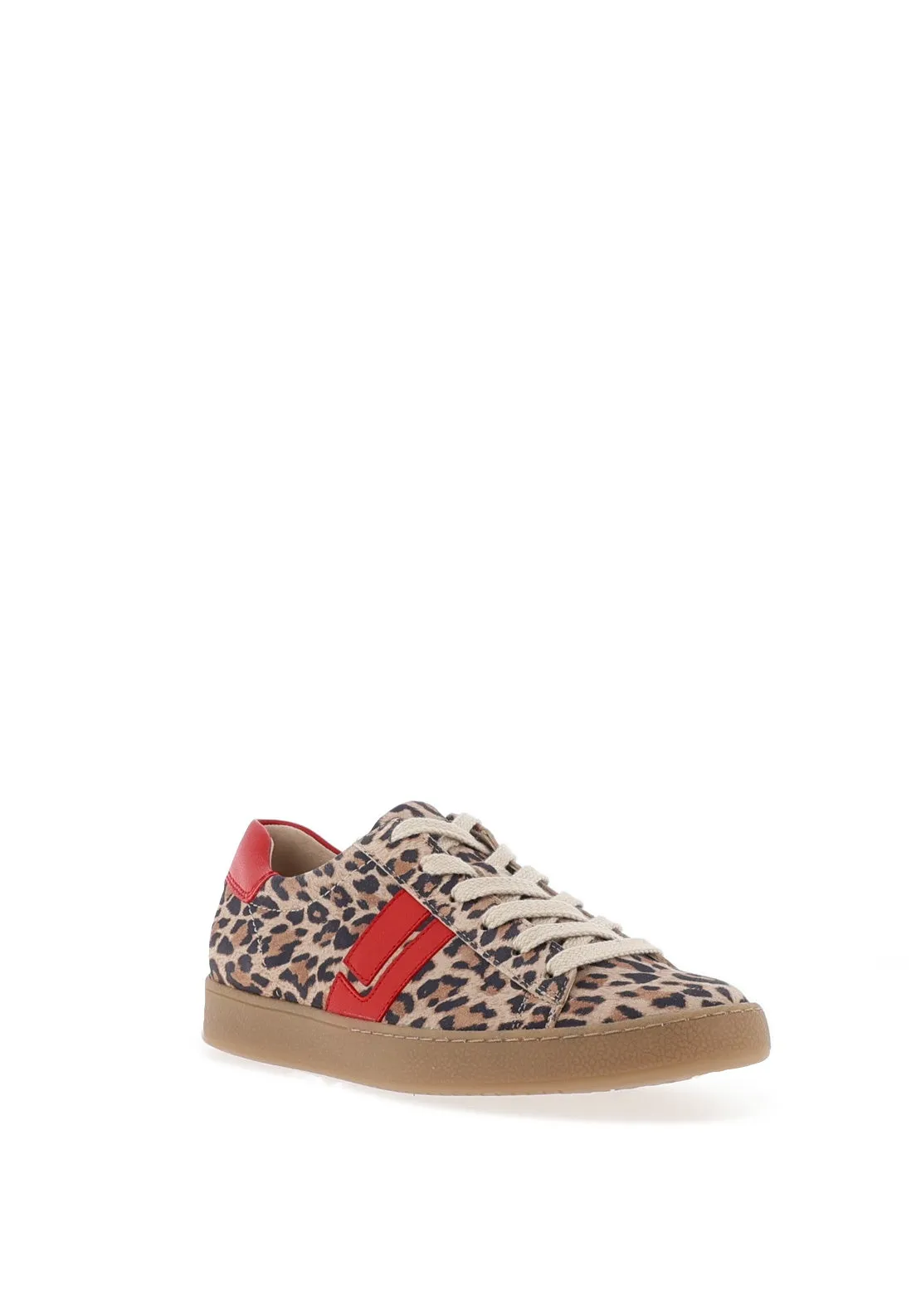 Paul Green Leopard Print Trainers, Brown