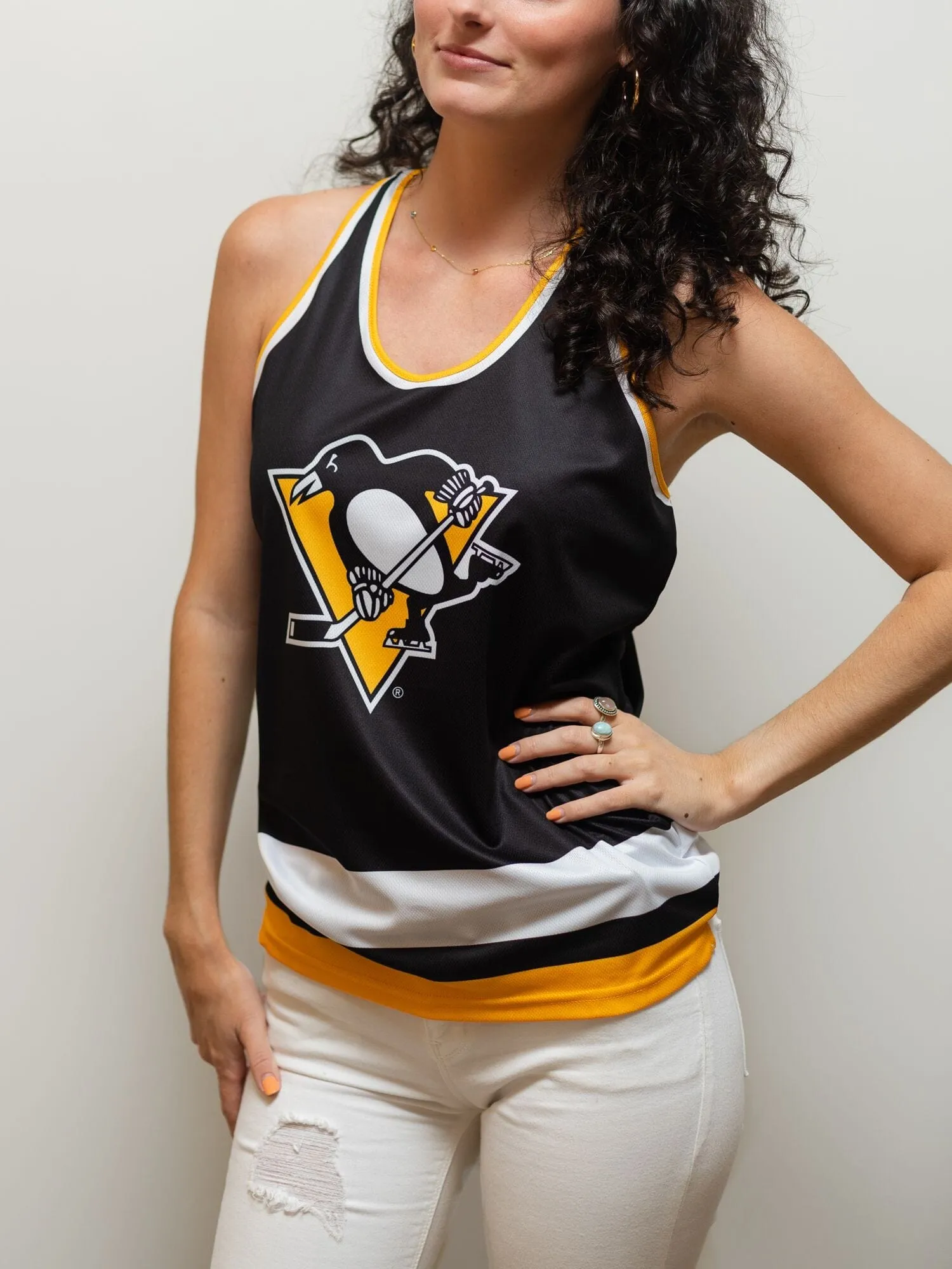 Pittsburgh Penguins Women's Racerback Hockey Tank