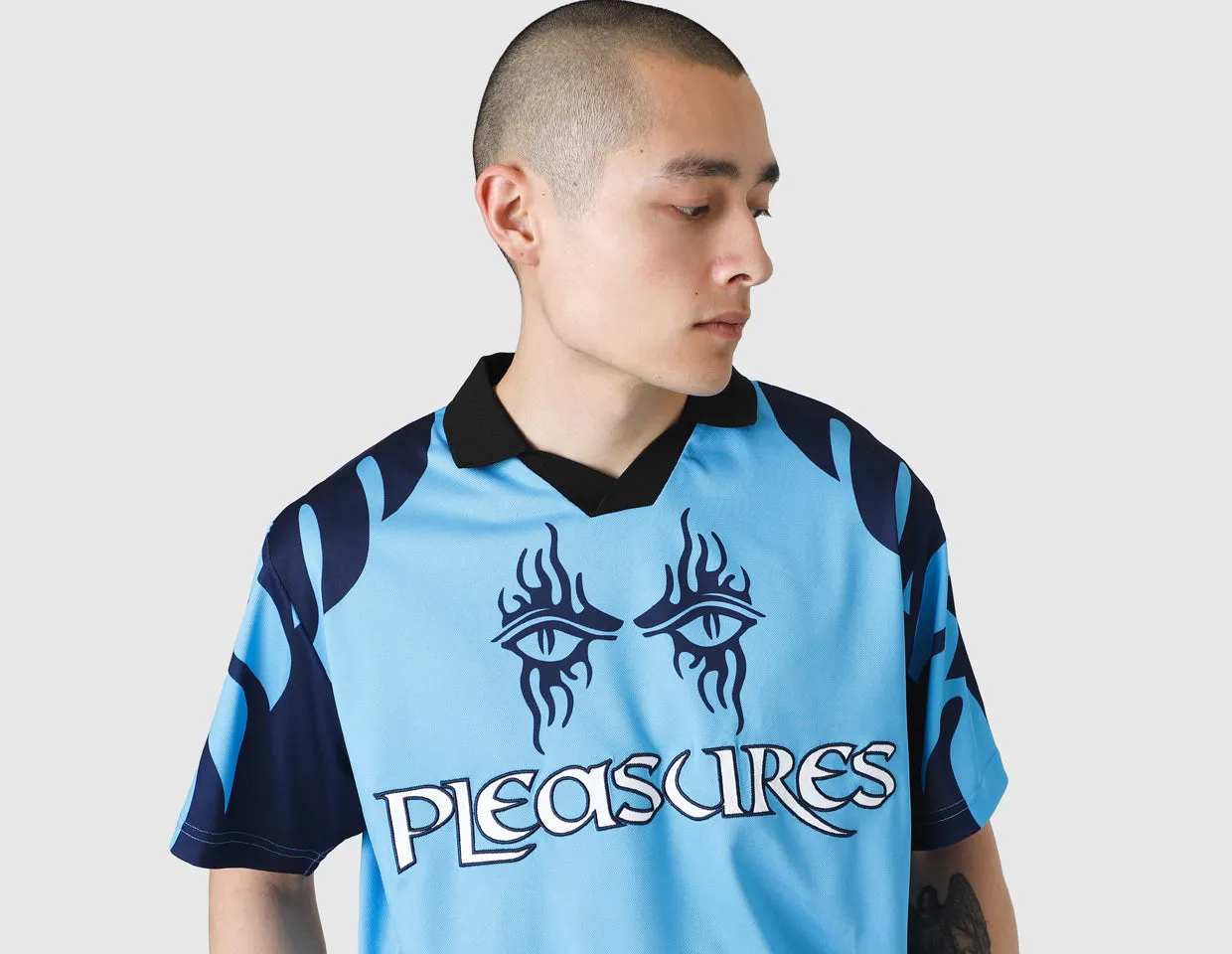 Pleasures Afterlife Soccer Jersey / Blue