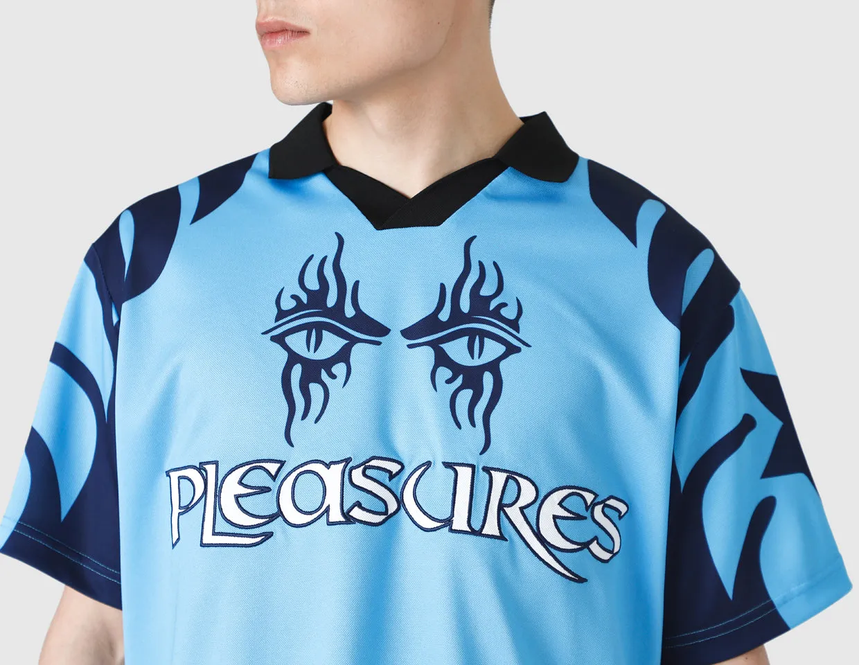 Pleasures Afterlife Soccer Jersey / Blue