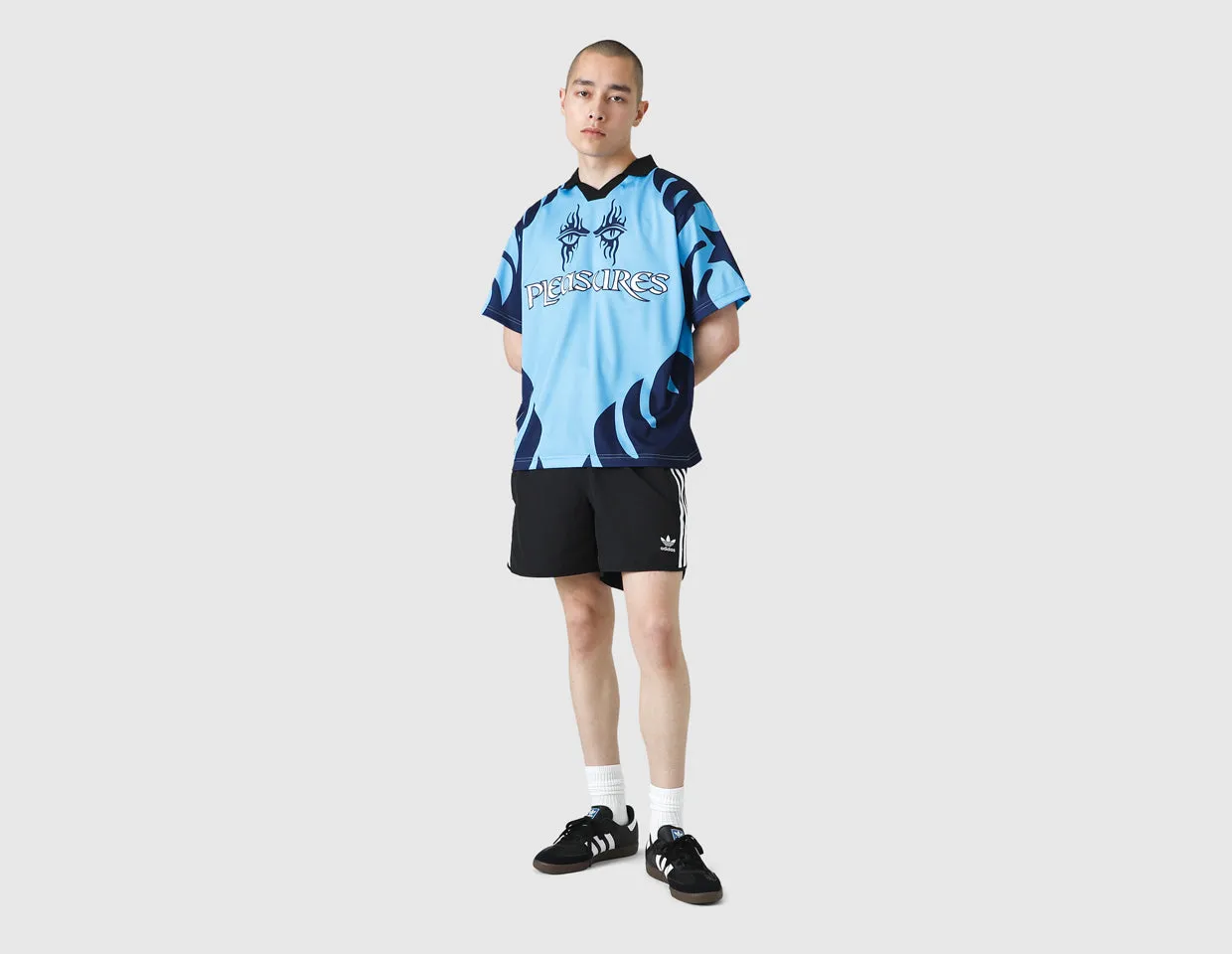 Pleasures Afterlife Soccer Jersey / Blue