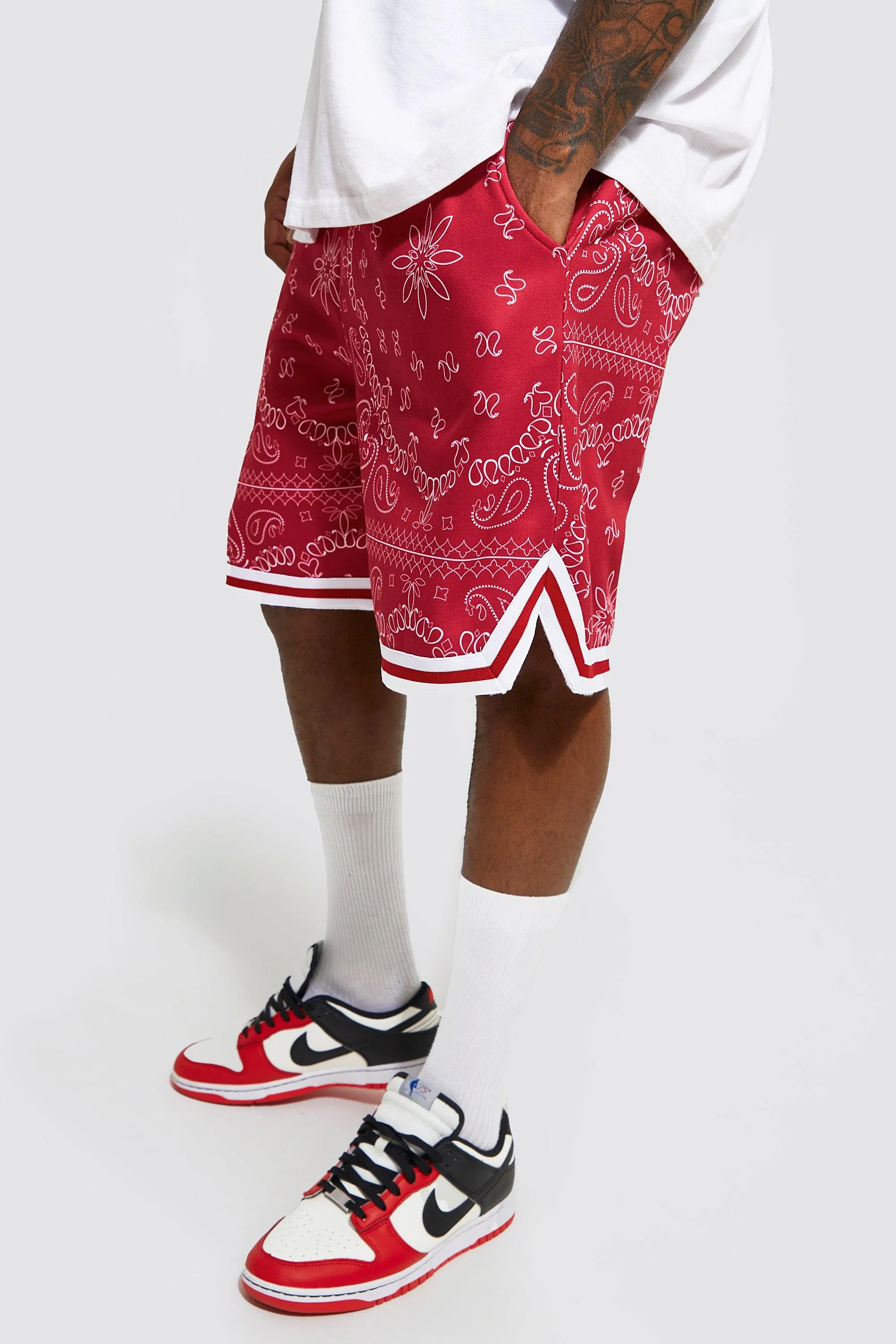 Plus Basketball Fit Bandana Short With Sports