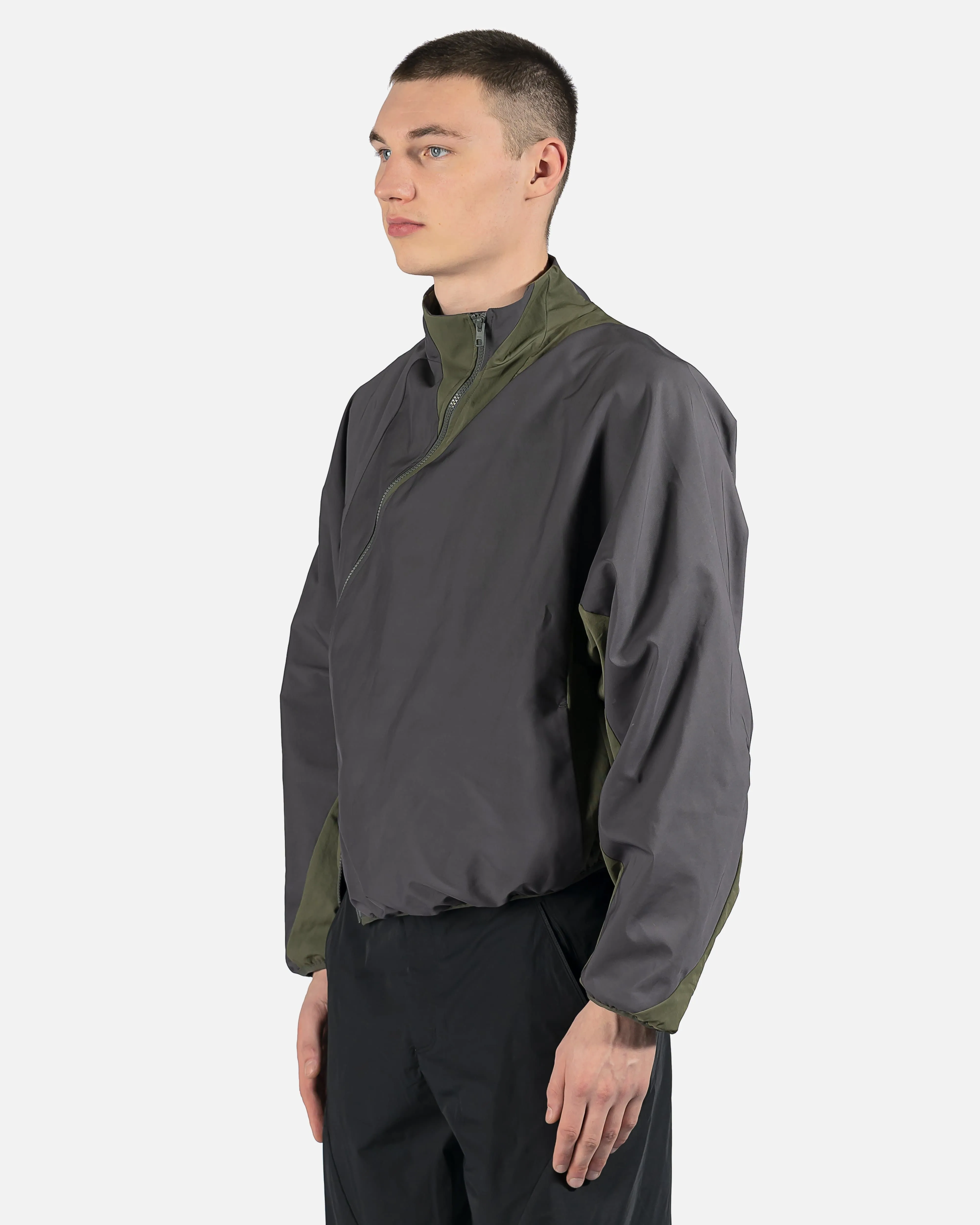 POST ARCHIVE FACTION (P.A.F) 4.0+ Technical Jacket Right in Olive Green