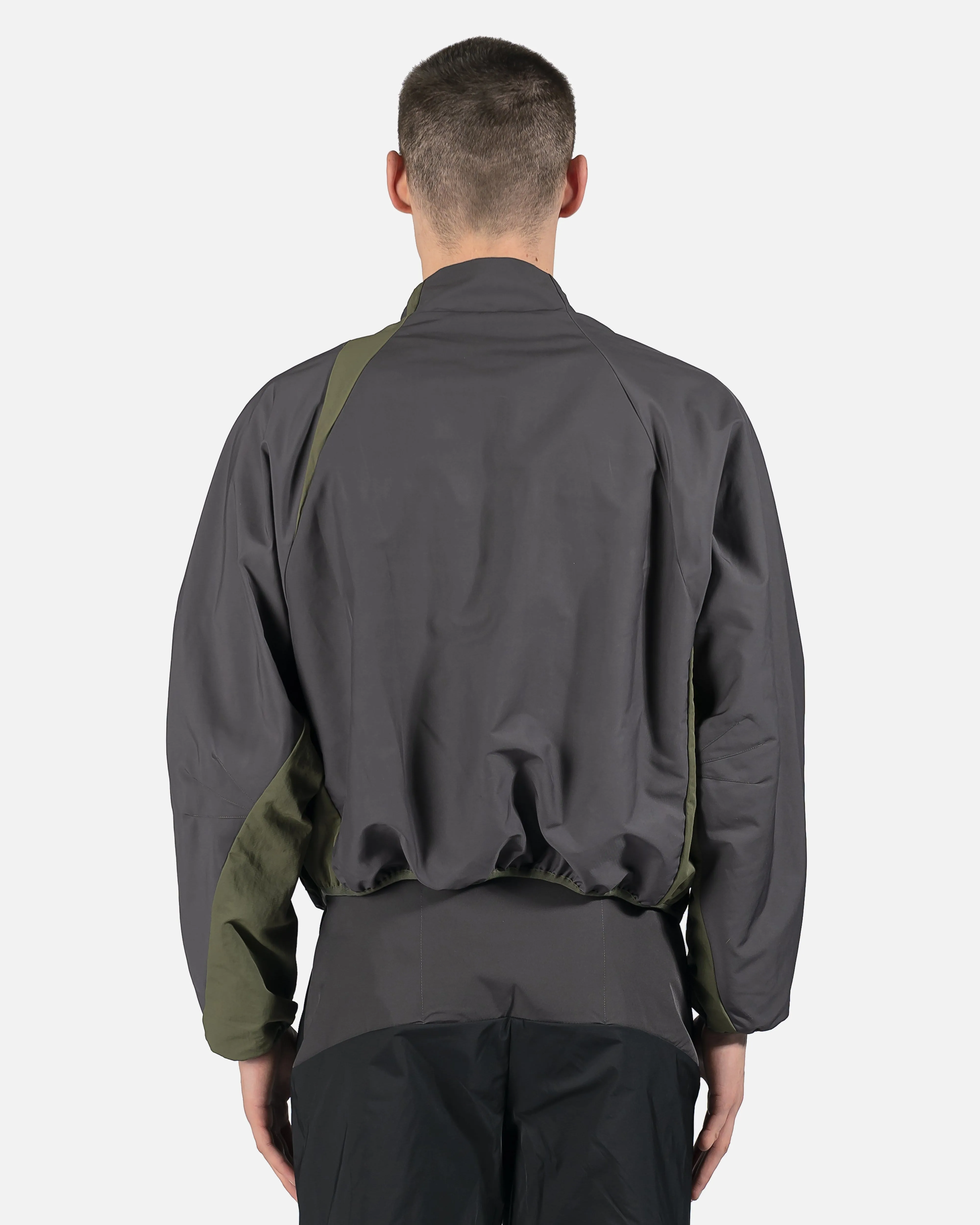 POST ARCHIVE FACTION (P.A.F) 4.0+ Technical Jacket Right in Olive Green