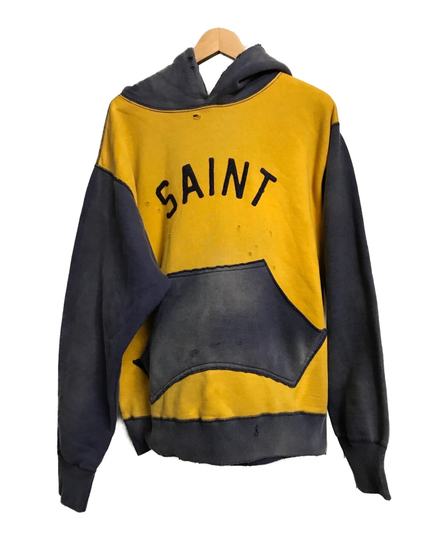 [Pre-owned] SAINT MICHAEL Holy Relics Felt Hoodie SM-A21-0000-035