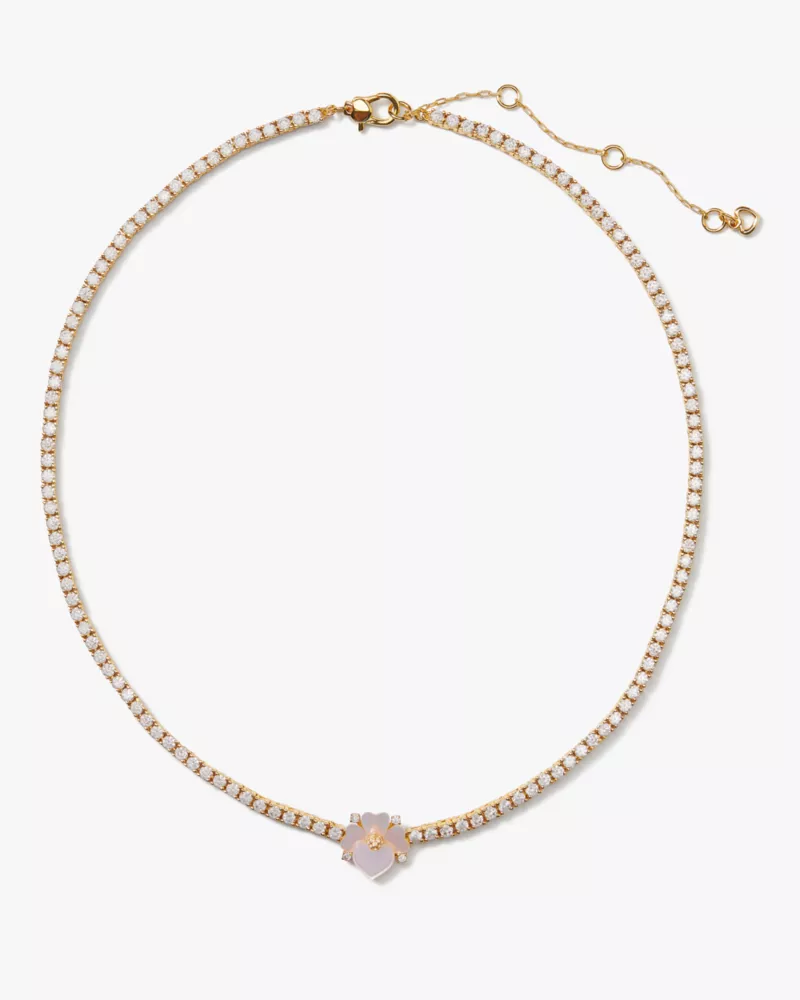 Precious Pansy Tennis Necklace | Kate Spade GB