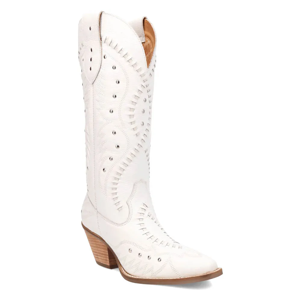 Pretty N' Pink Embroidered Studded Snip Toe Cowboy Boots