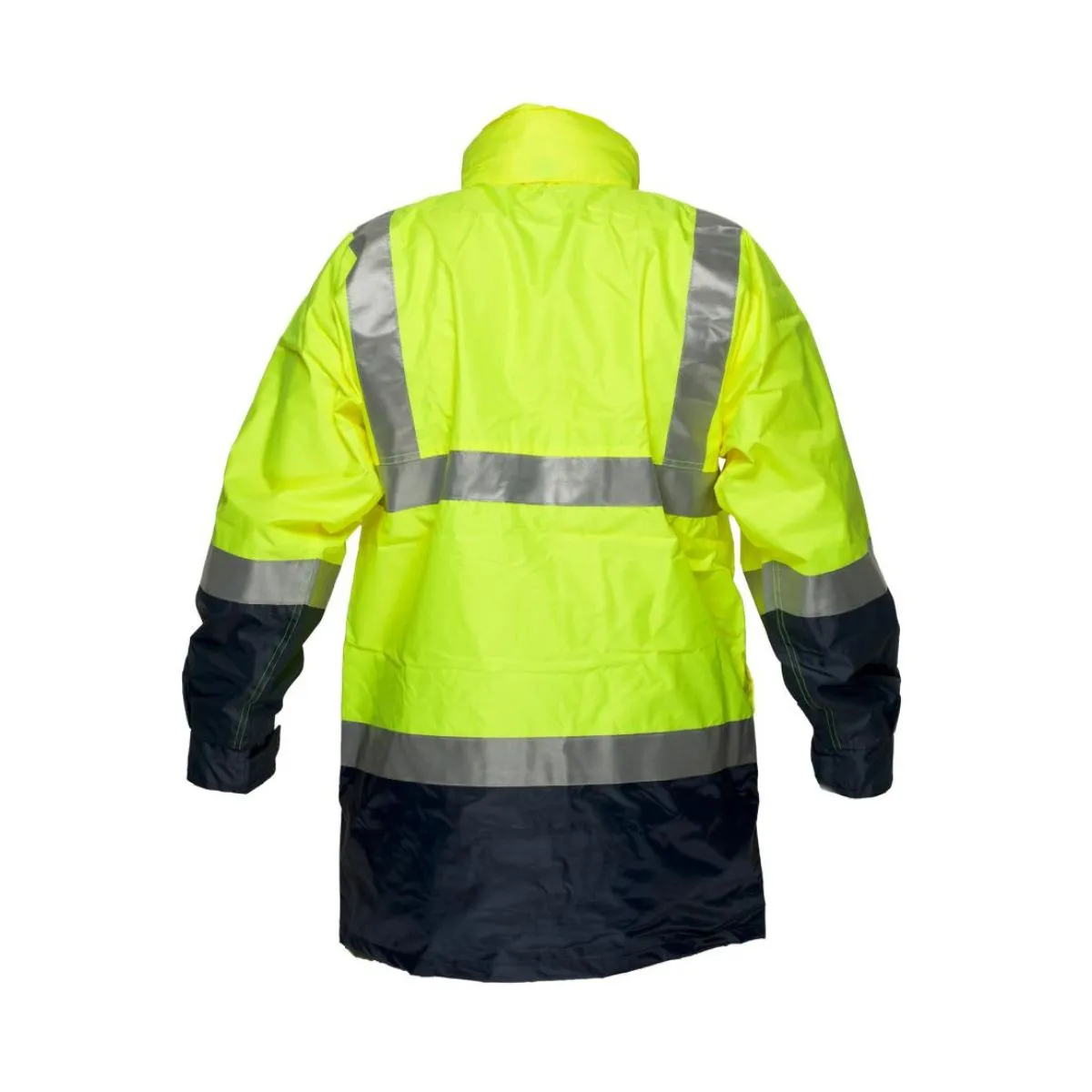 Prime Mover Lightweight Hi-Vis Rain Jacket with Tape HV306