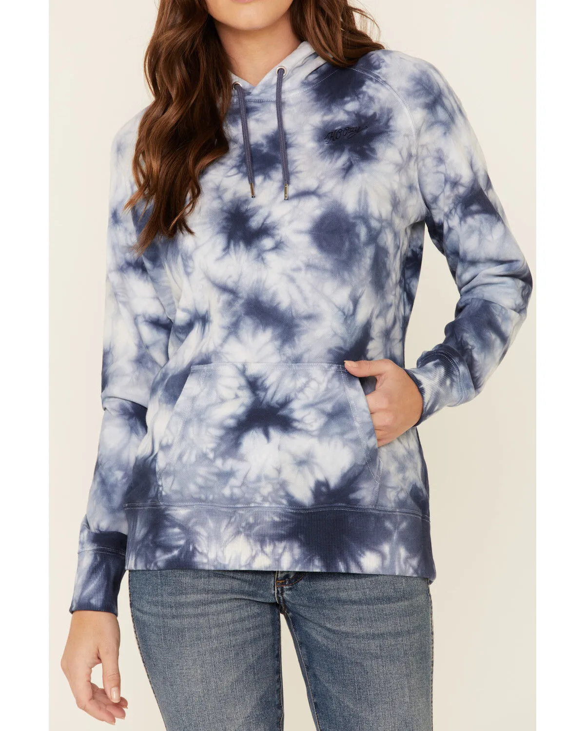 Product Name:  Hooey Women's Tie Die Logo Graphic Hoodie