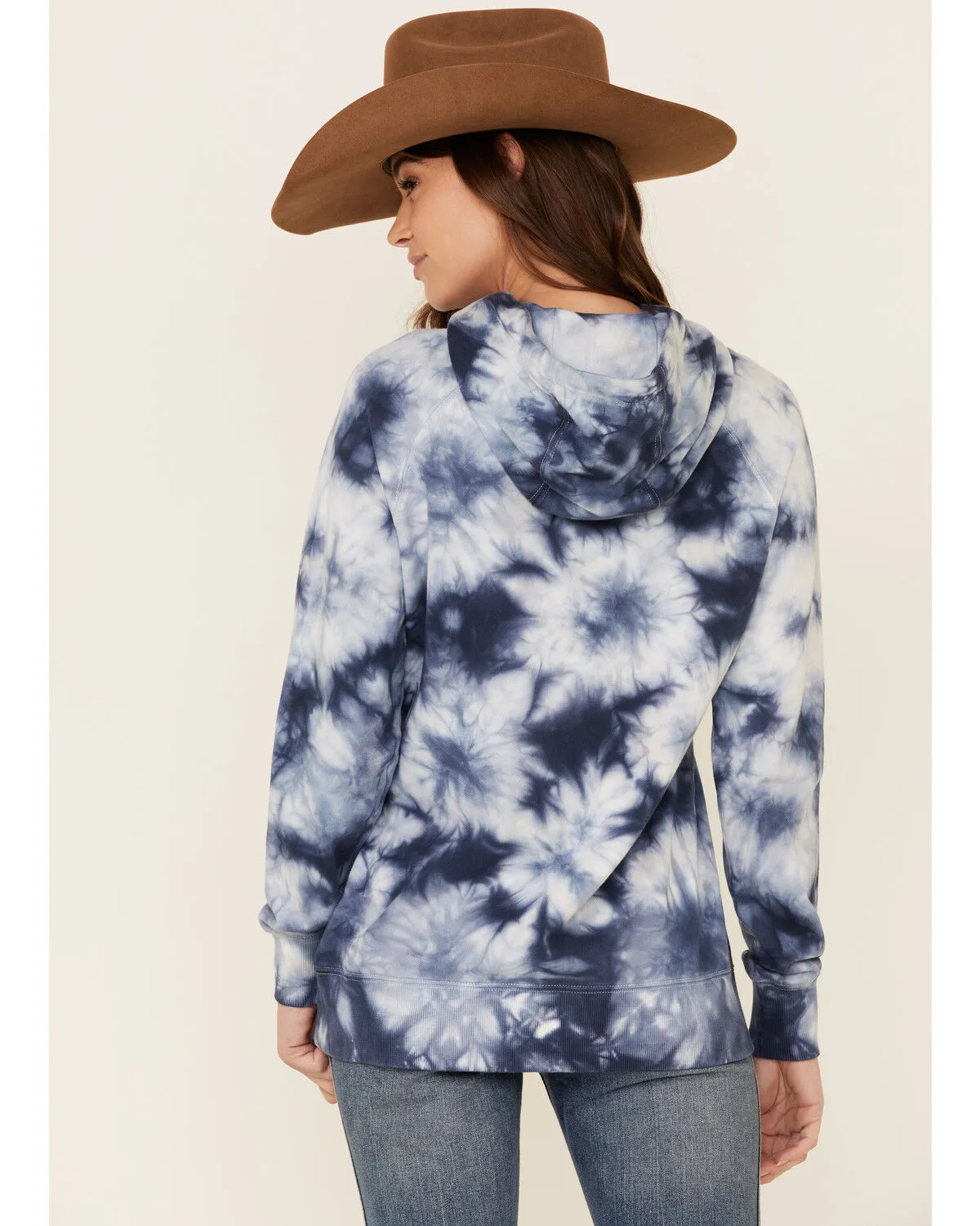 Product Name:  Hooey Women's Tie Die Logo Graphic Hoodie