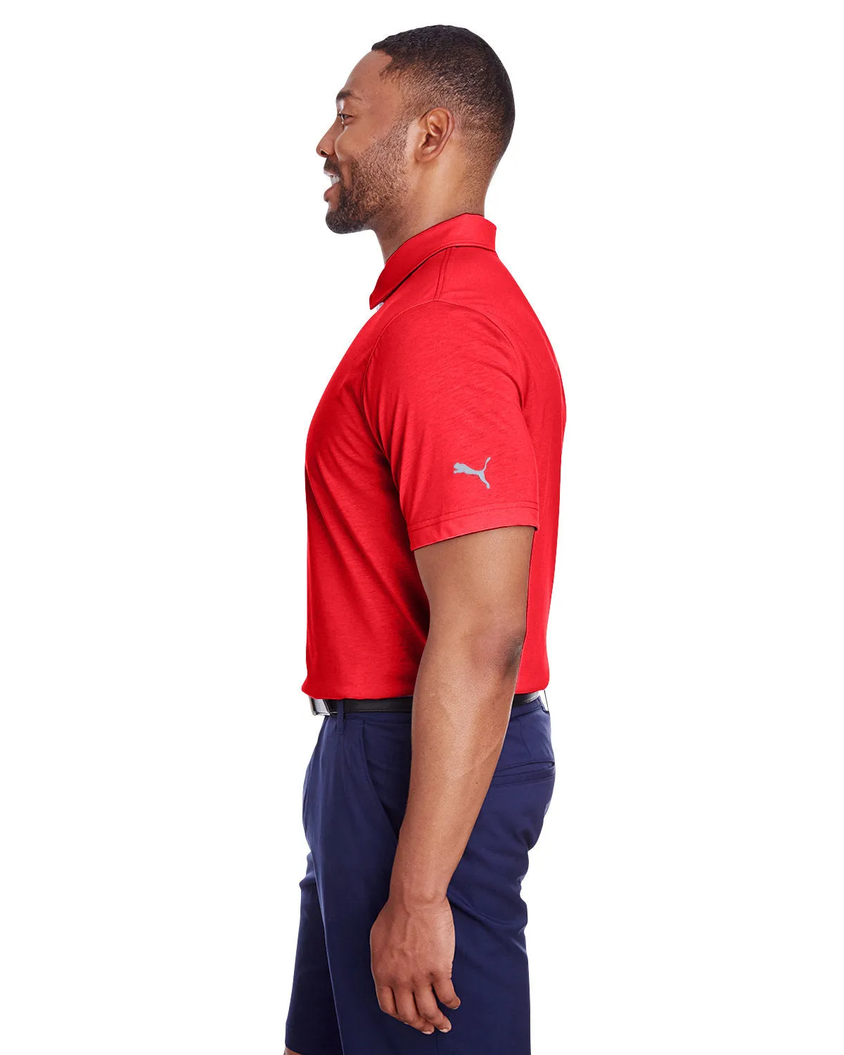 Puma Golf Men's Fusion Polo, High Risk Red