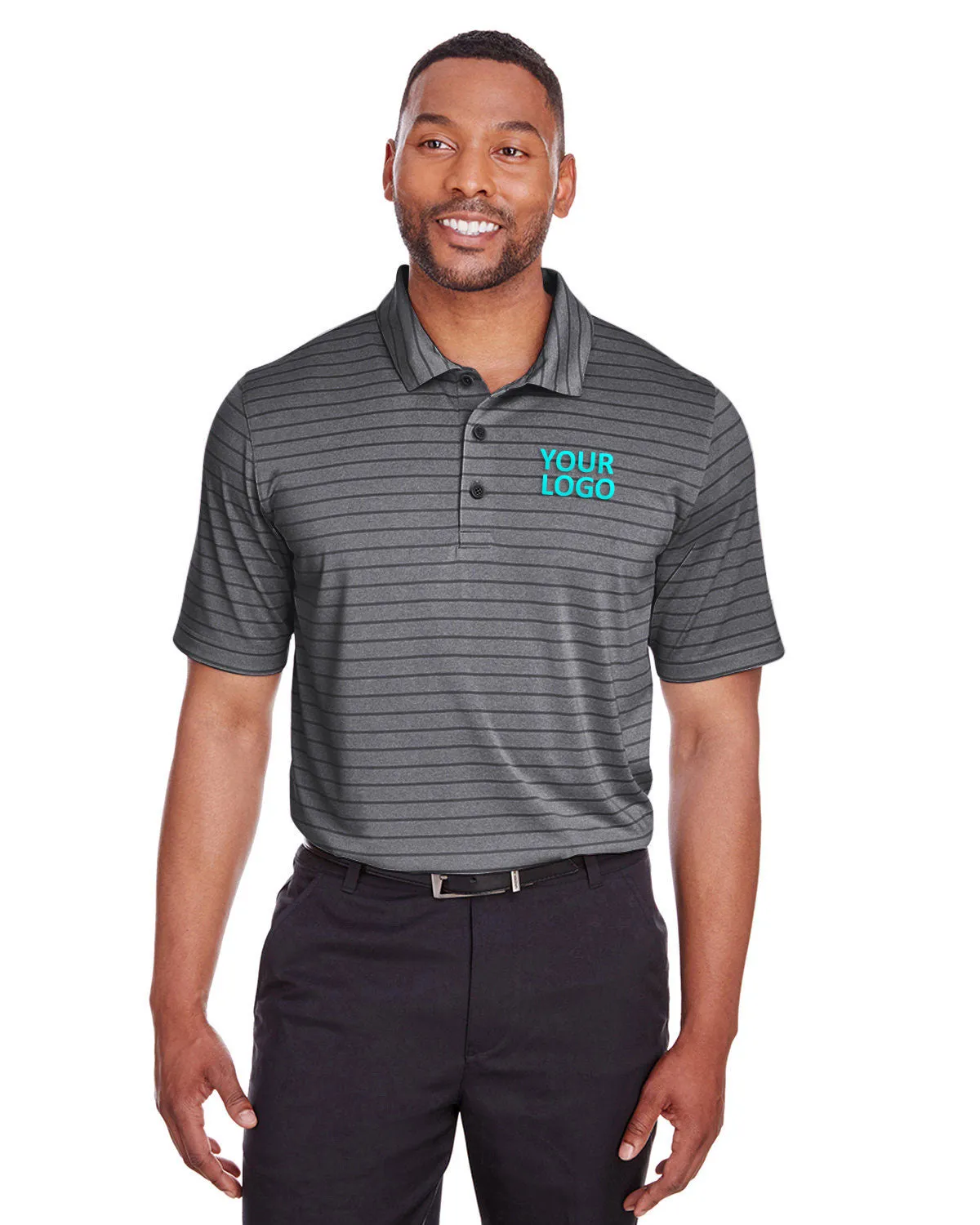 Puma Golf Men's Rotation Stripe Polo, Puma Black