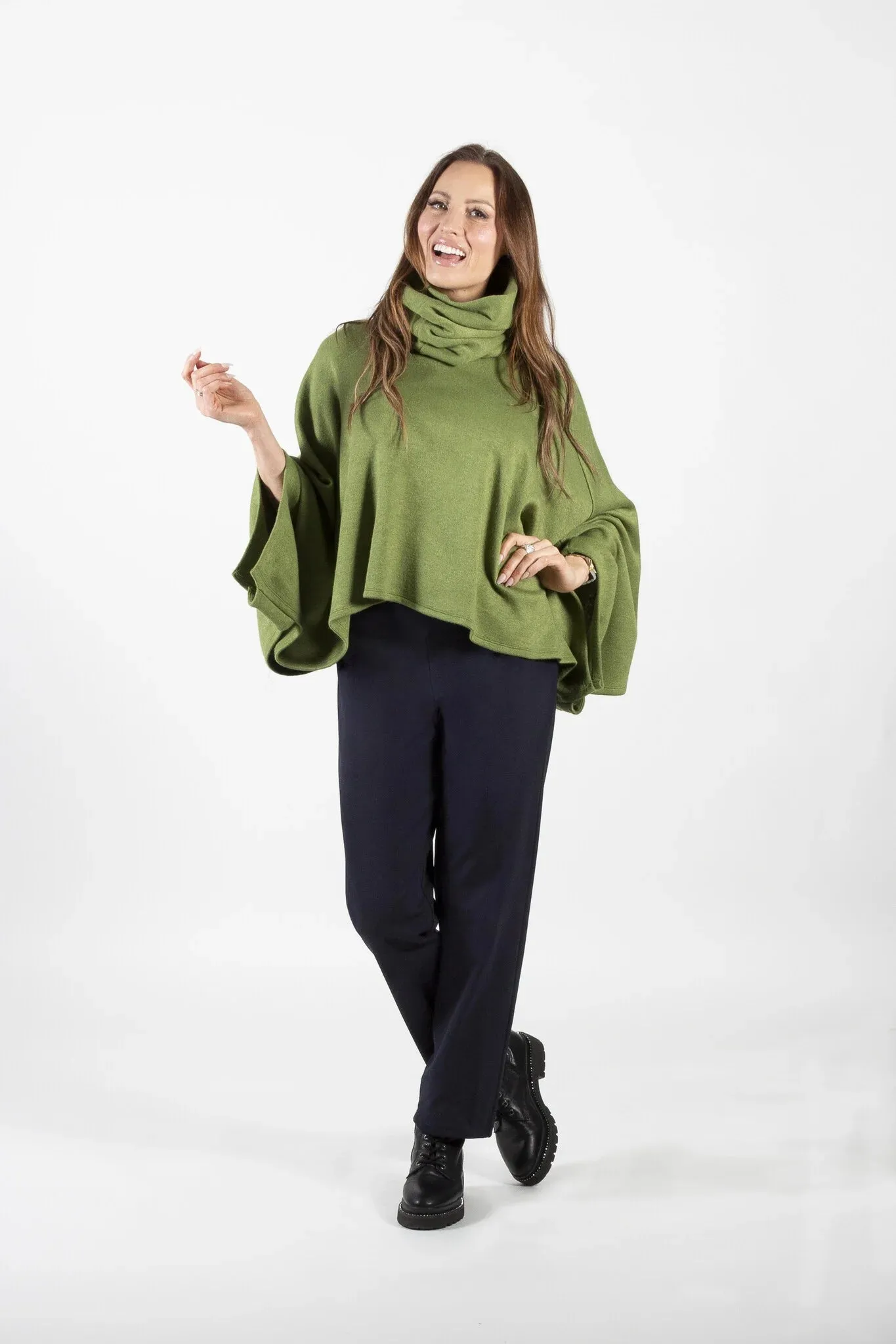 Pure Essence Poncho with Removable Infinity Scarf