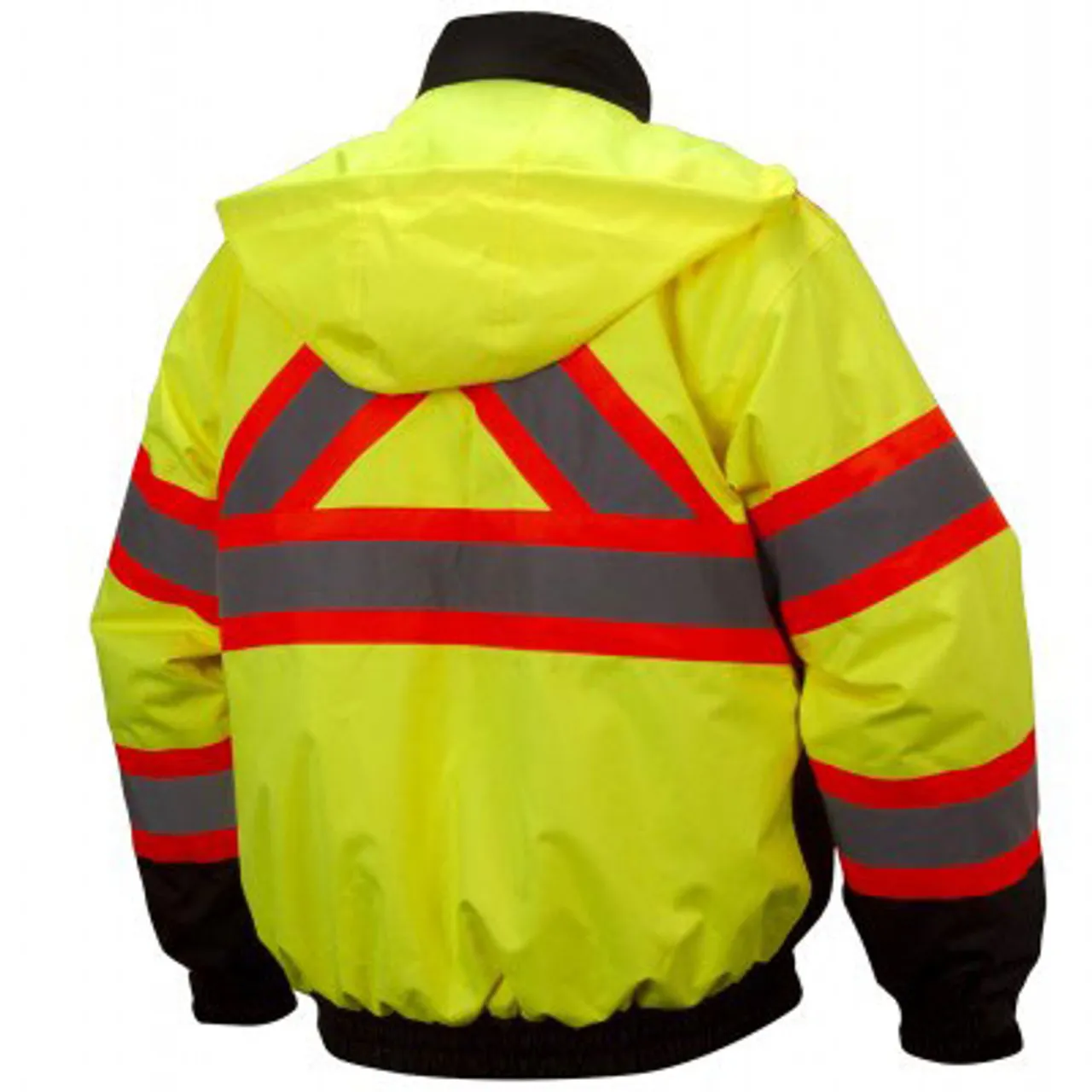 Pyramex Class 3 X-Back Hi Vis Two-Tone Lime Jacket RCJ3210