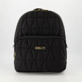 Quilted Nylon Backpack