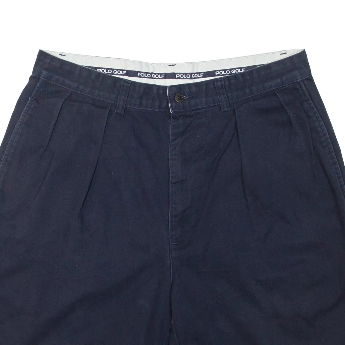 RALPH LAUREN POLO GOLF Mens Chino Shorts Blue M W32