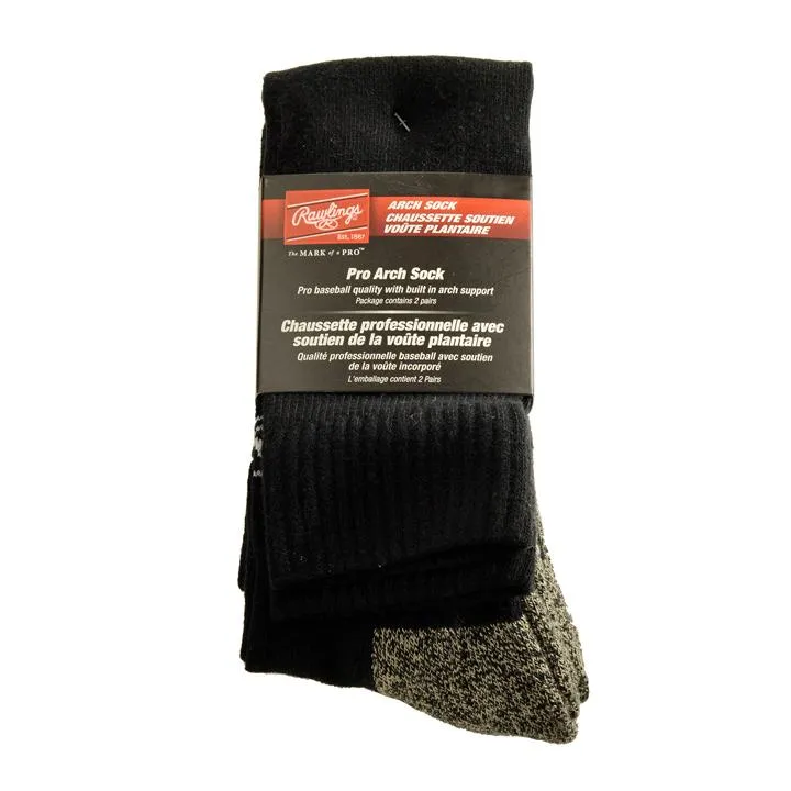 Rawlings Pro Arch Baseball Socks - 2 Pack