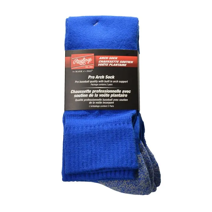 Rawlings Pro Arch Baseball Socks - 2 Pack